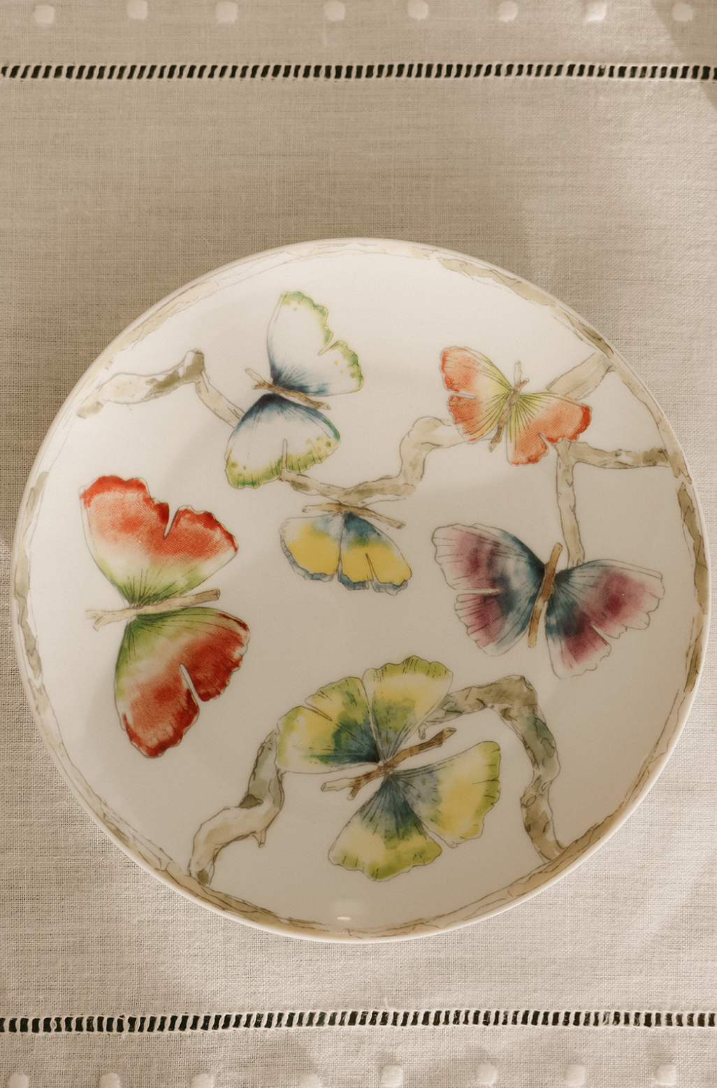 Plato para Postre de Mariposa Ginkgo | Butterfly Ginkgo Tidbit Plate