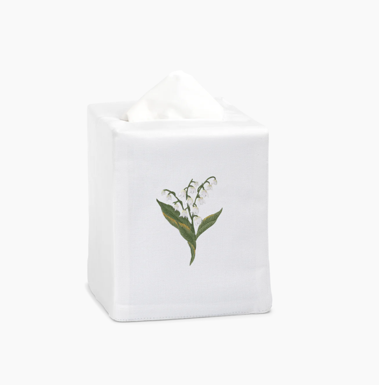 Lily of the Valley Botanical Tissue Box