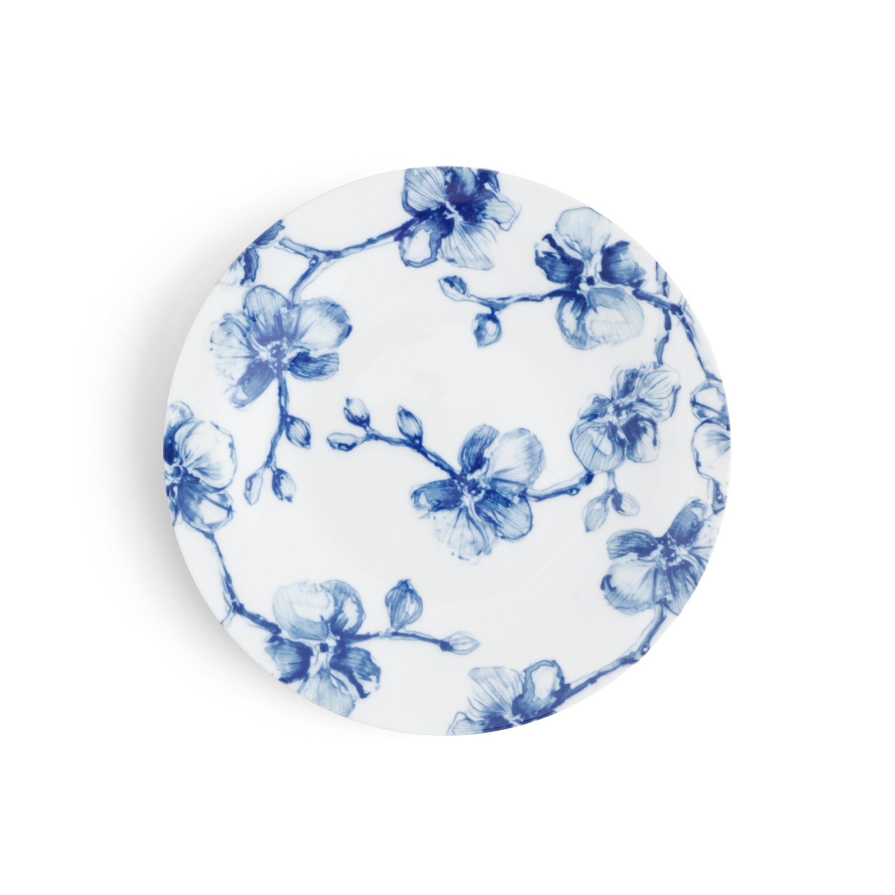 Plato de Ensalada de Orquídeas Azules | Blue Orchid Salad Plate