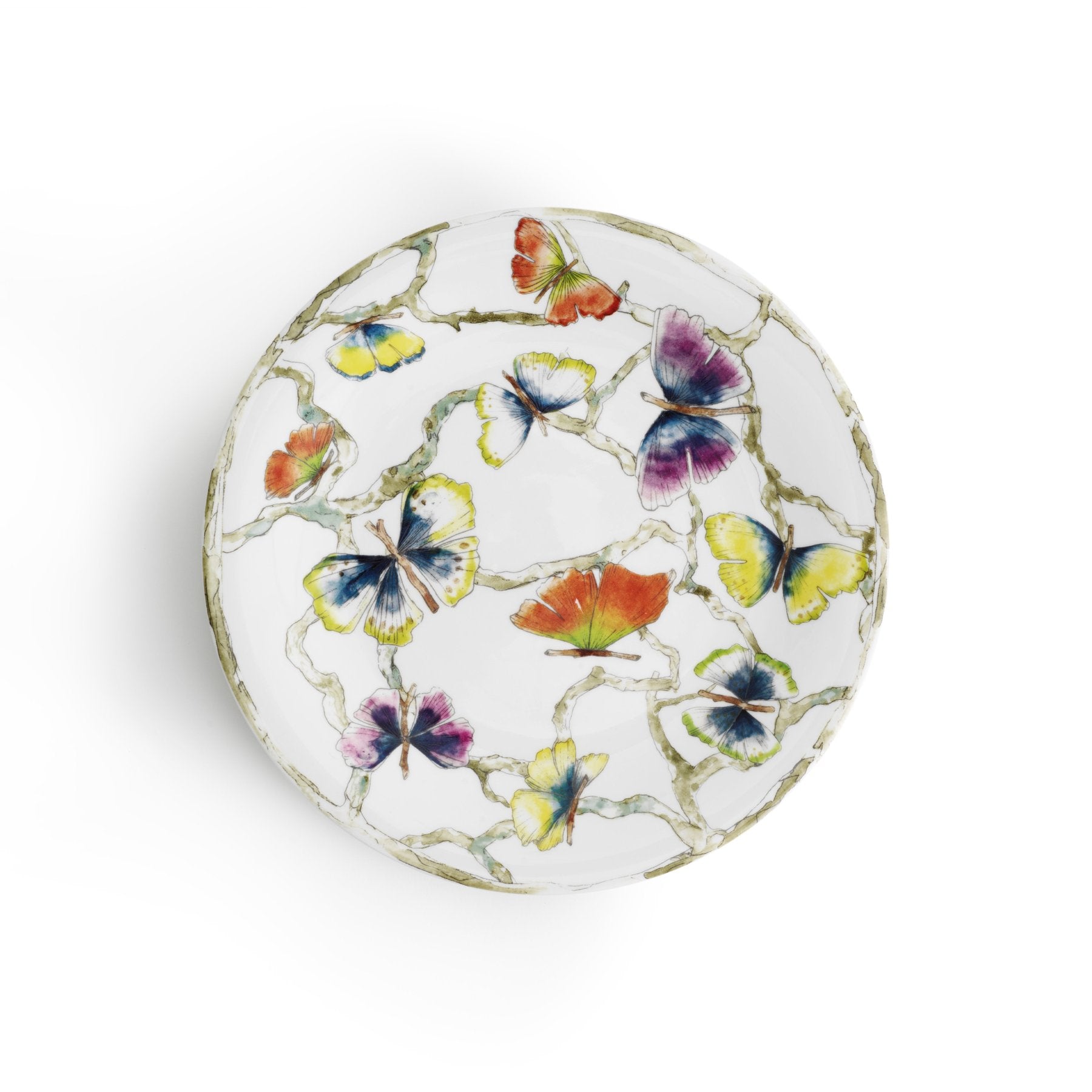 Plato de Ensalada de Mariposa Ginkgo | Butterfly Ginkgo Salad Plate